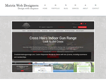 Tablet Screenshot of matrixwebdesigners.com